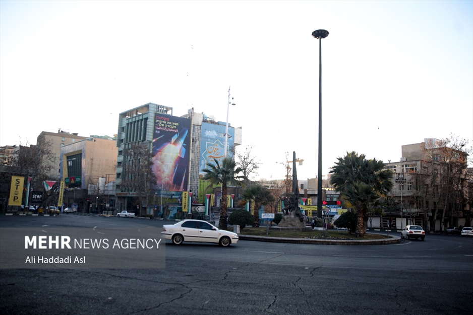 جدیدترین دیوارنگاره میدان فلسطین