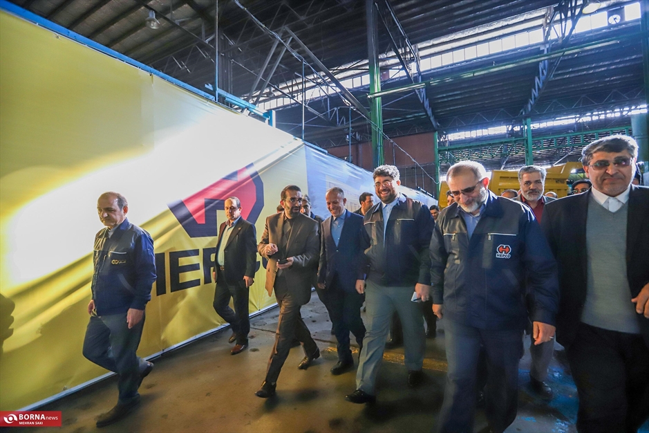 رونمایی از اولین بیل هیدرولیکی ۷۵ تن در هپکو