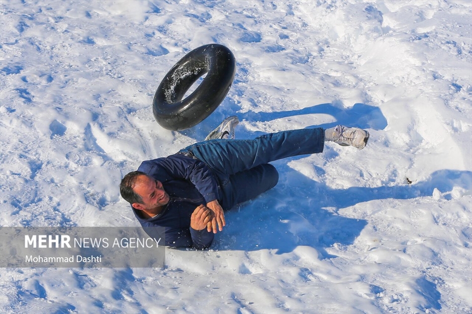 تیوپ سواری در اردبیل