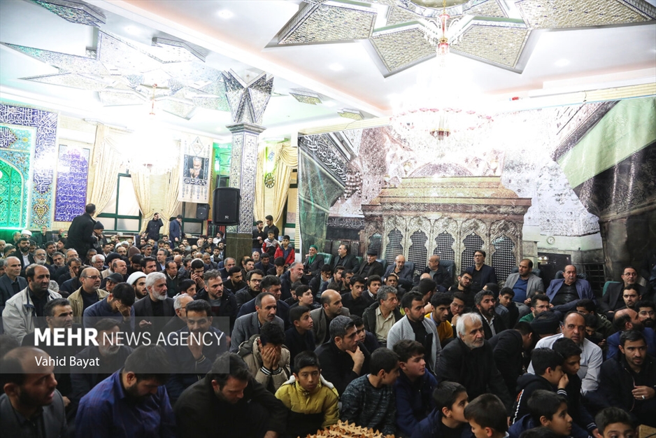 وداع با پیکر «فاطمه دهقان» شهیده حادثه تروریستی کرمان در مشهد