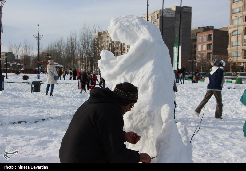 جشنواره آدم برفی - اردبیل