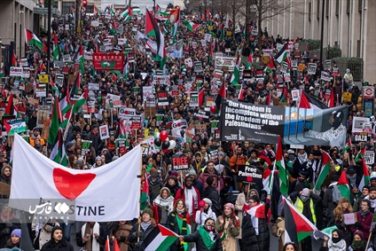 راهپیمایی لندنی‌ها برای «غزه»