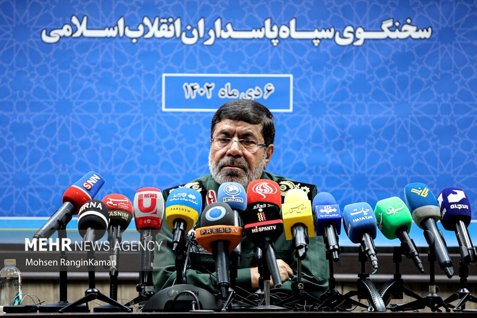 نشست خبری سخنگوی سپاه پاسداران