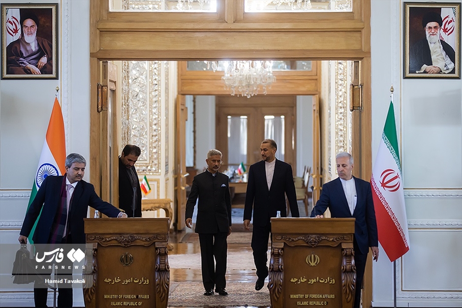 دیدار وزیر امور خارجه هند با امیرعبداللهیان