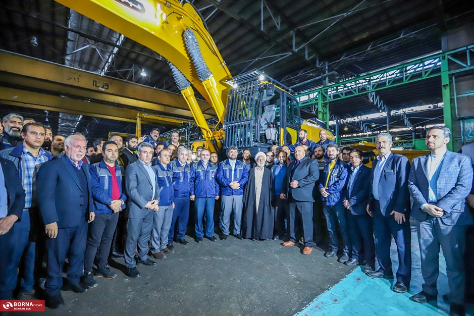 رونمایی از اولین بیل هیدرولیکی ۷۵ تن در هپکو