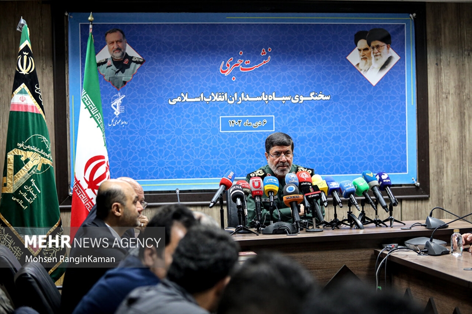 نشست خبری سخنگوی سپاه پاسداران