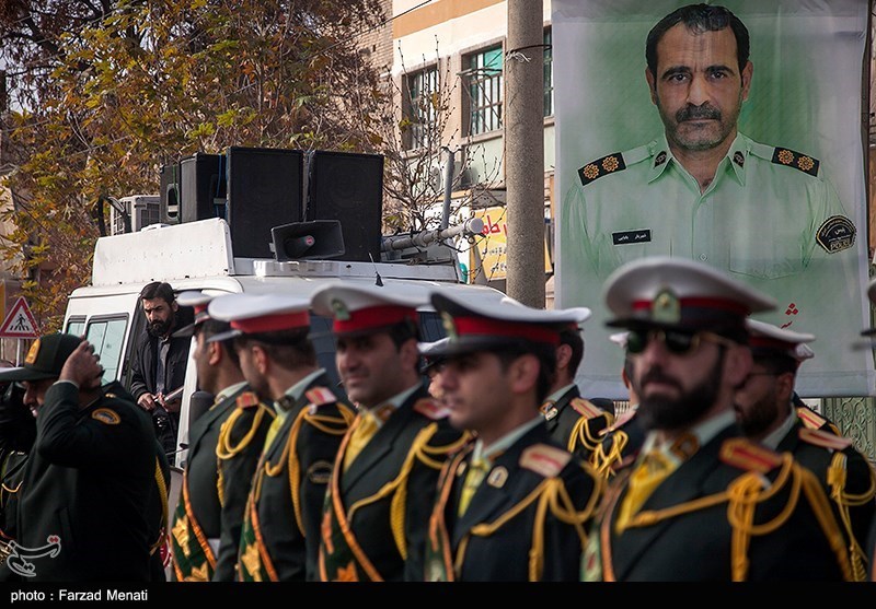 مراسم تشییع پیکر شهید شهریار بابایی - کرمانشاه