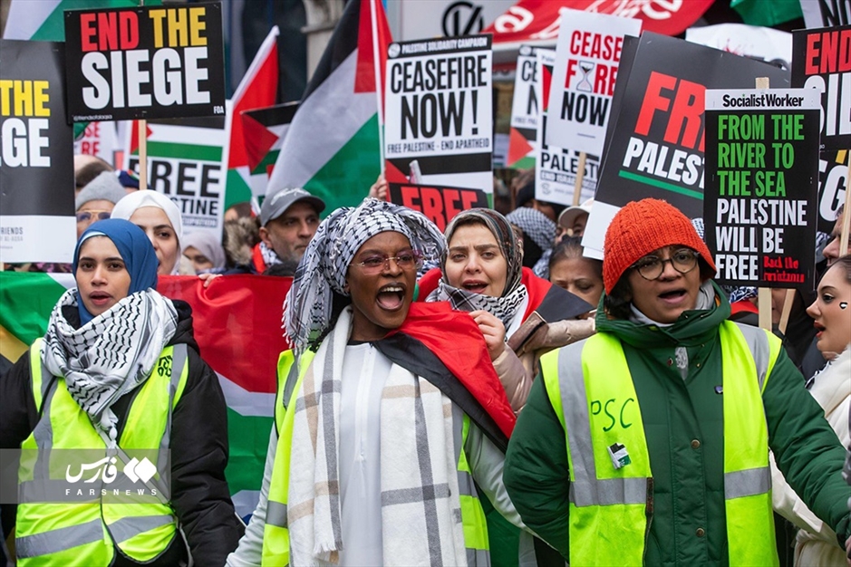 راهپیمایی لندنی‌ها برای «غزه»