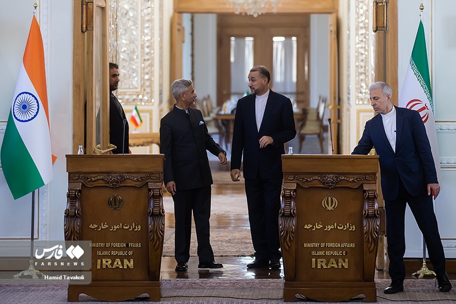 دیدار وزیر امور خارجه هند با امیرعبداللهیان