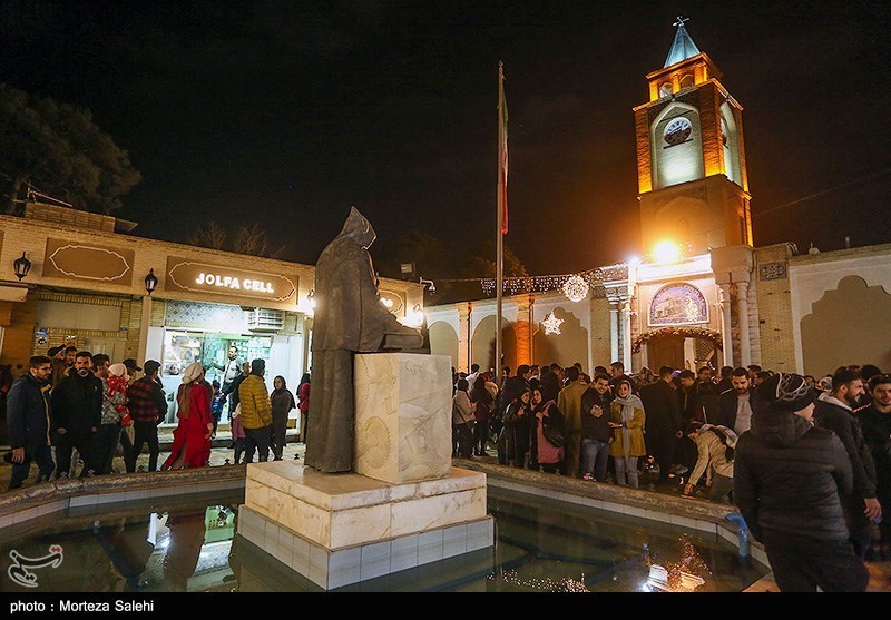 حال و هوای کلیسای وانک در آستانه سال نو میلادی