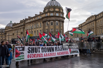 تظاهرات لندنی‌ها برای آتش‌بس در غزه 