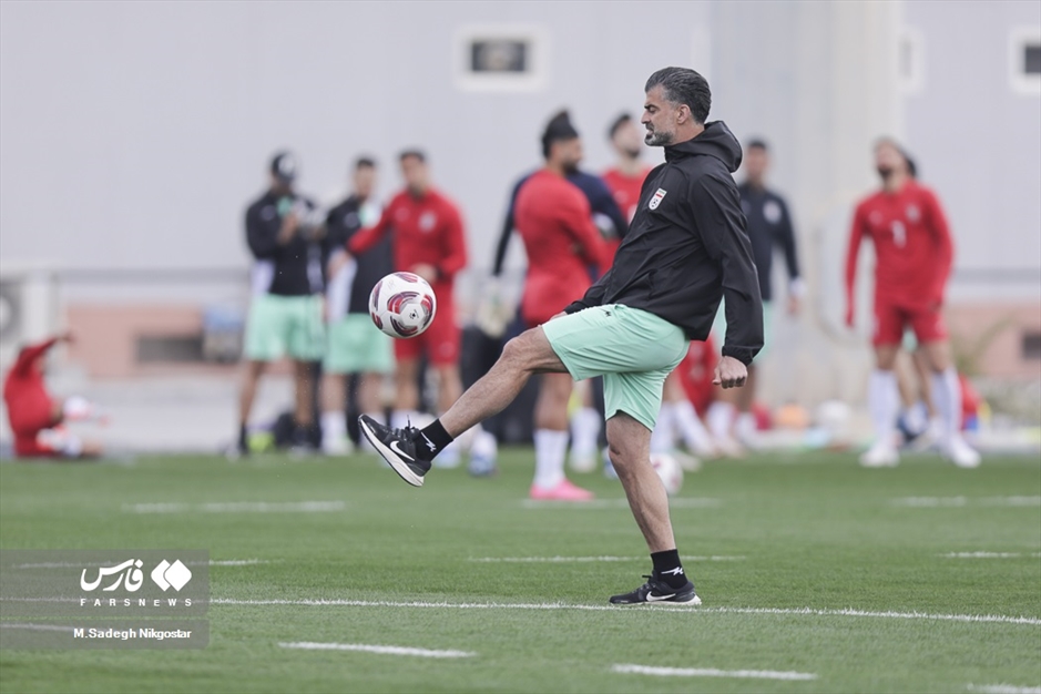 آخرین تمرین تیم ملی پیش از دیدار با ژاپن