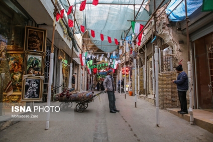 بازار فرش مشهد در مسیر مرمت