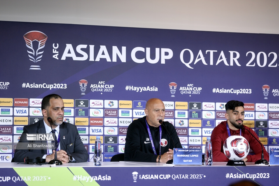 نشست خبری سرمربیان تیم های ملی ایران و قطر