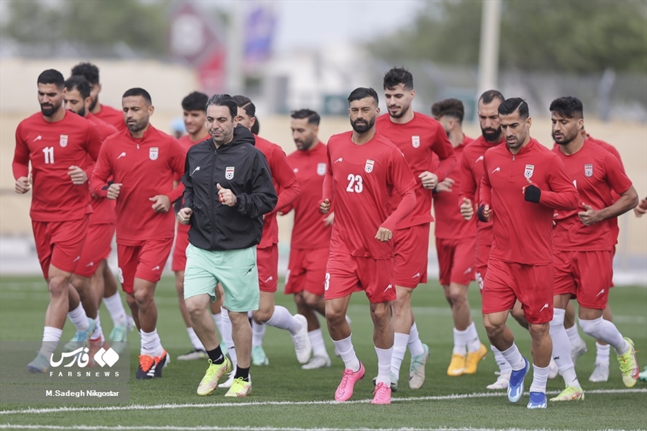 آخرین تمرین تیم ملی پیش از دیدار با ژاپن