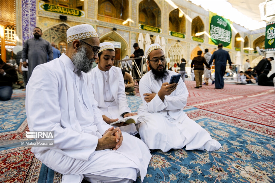 حرم امام علی(علیه‌السلام) در آستانه اعیاد شعبانیه