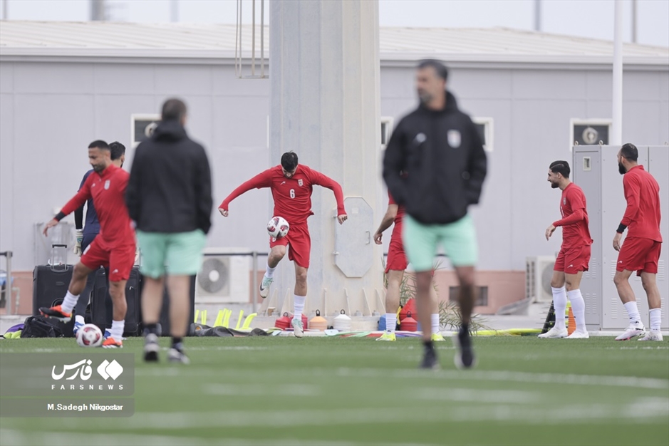 آخرین تمرین تیم ملی پیش از دیدار با ژاپن