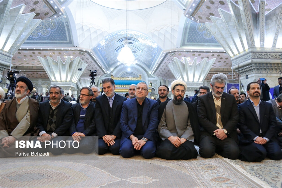 مراسم تجدید میثاق دانشگاهیان با امام راحل