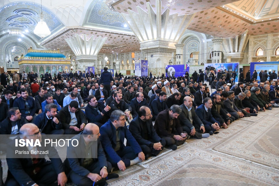 مراسم تجدید میثاق دانشگاهیان با امام راحل