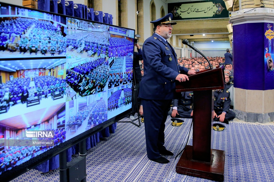 دیدار جمعی از فرماندهان نیروی هوایی ارتش با رهبر انقلاب