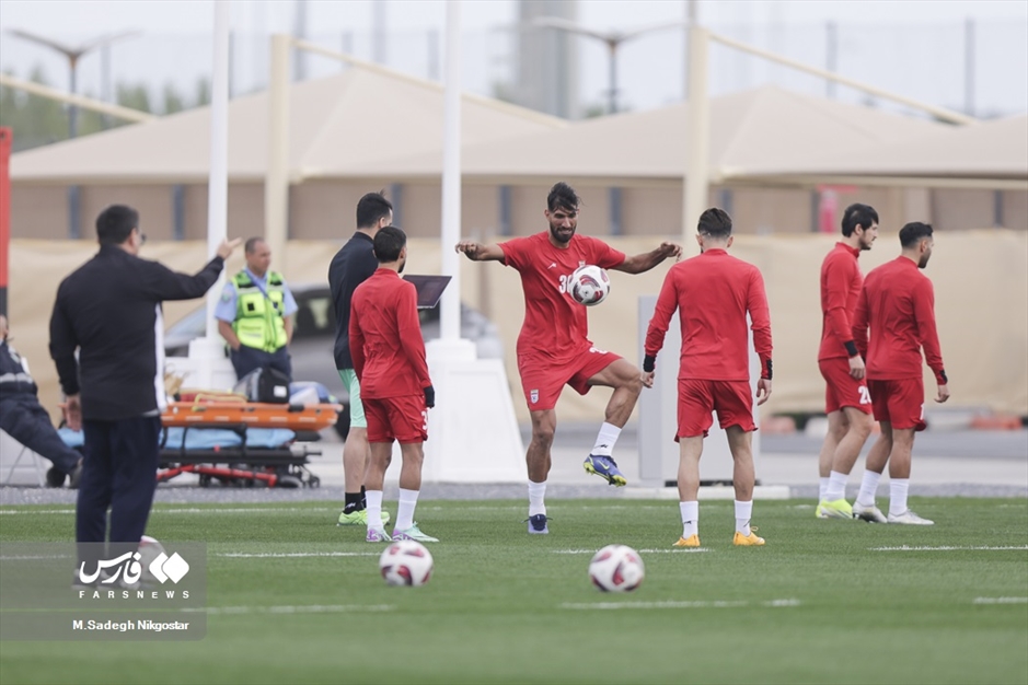 آخرین تمرین تیم ملی پیش از دیدار با ژاپن