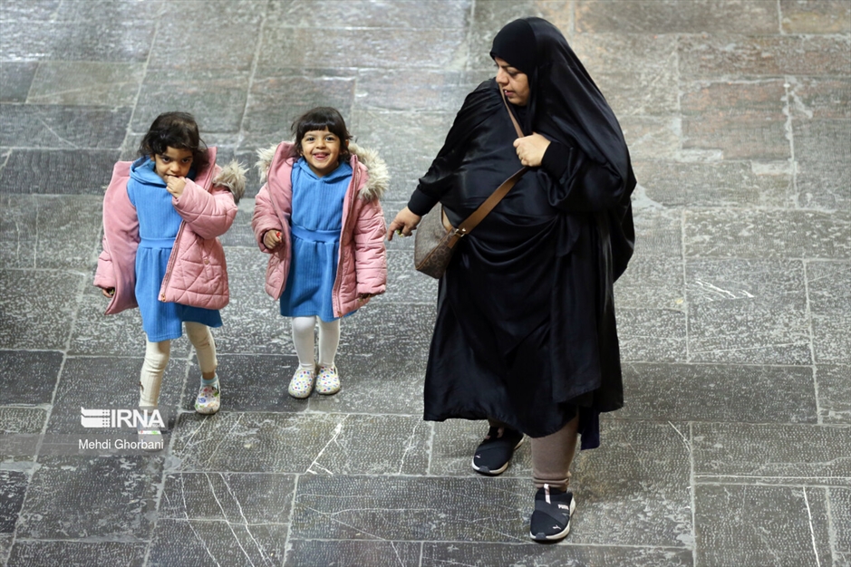 حرم رضوی در شب میلاد امام جواد علیه‌السلام