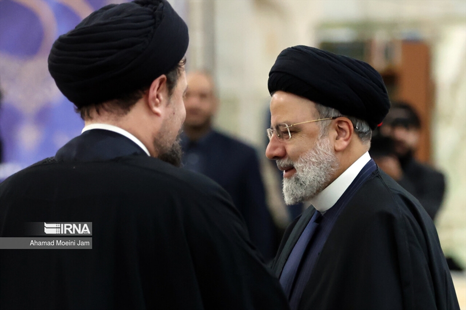 تجدید میثاق اعضای هیات دولت با امام راحل (ره)