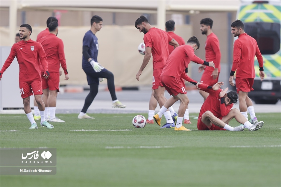 آخرین تمرین تیم ملی پیش از دیدار با ژاپن