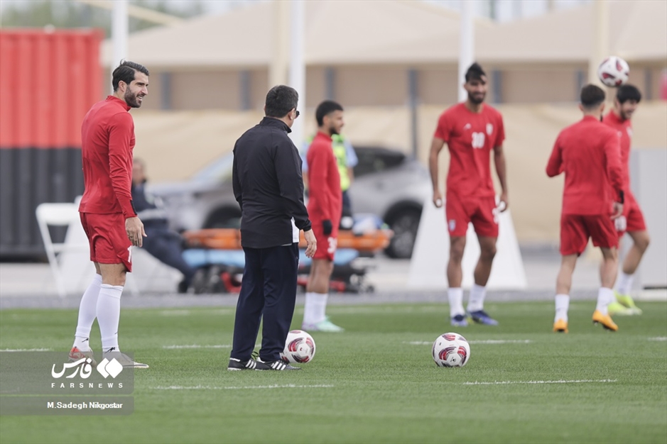 آخرین تمرین تیم ملی پیش از دیدار با ژاپن