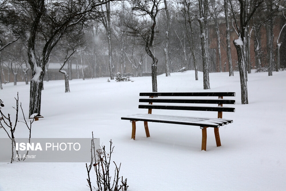 بارش سنگین برف در اردبیل