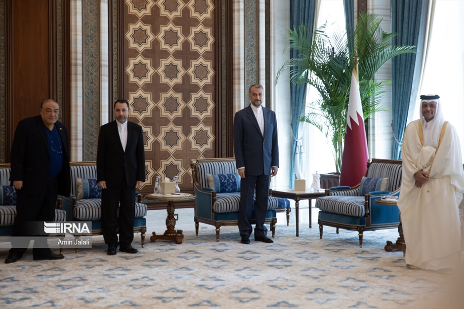دیدار وزیر امور خارجه با امیر قطر