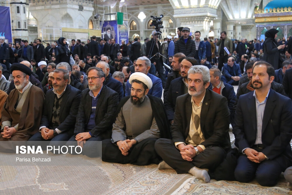 مراسم تجدید میثاق دانشگاهیان با امام راحل