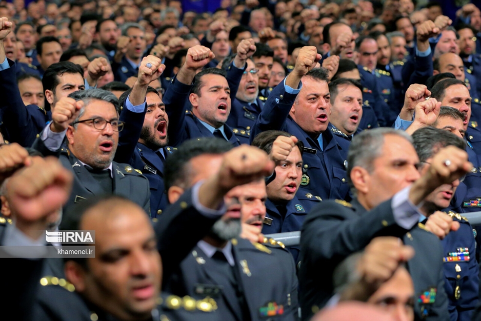 دیدار جمعی از فرماندهان نیروی هوایی ارتش با رهبر انقلاب