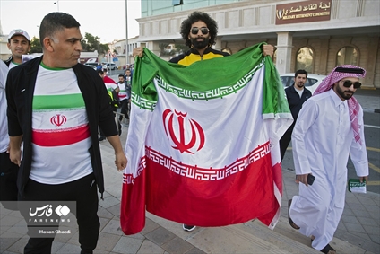 تماشگران ایرانی در قطر