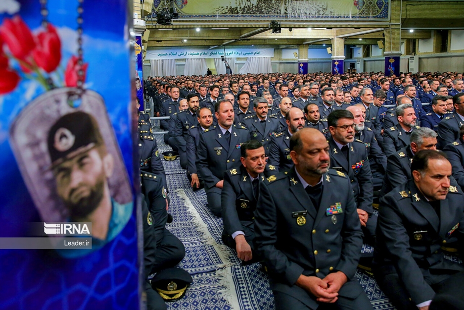 دیدار جمعی از فرماندهان نیروی هوایی ارتش با رهبر انقلاب