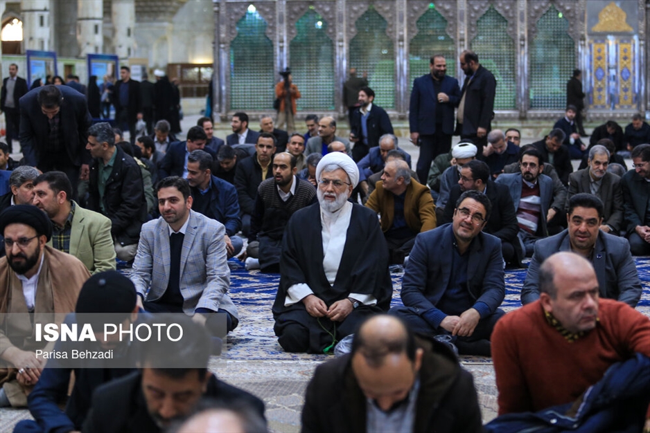 مراسم تجدید میثاق دانشگاهیان با امام راحل