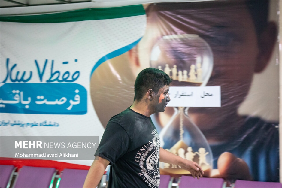 مصدومین آخرین چهارشنبه سال در بیمارستان شهید مطهری