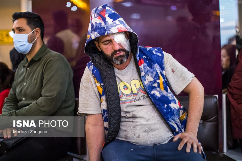 مصدومان چهارشنبه‌سوری - تهران