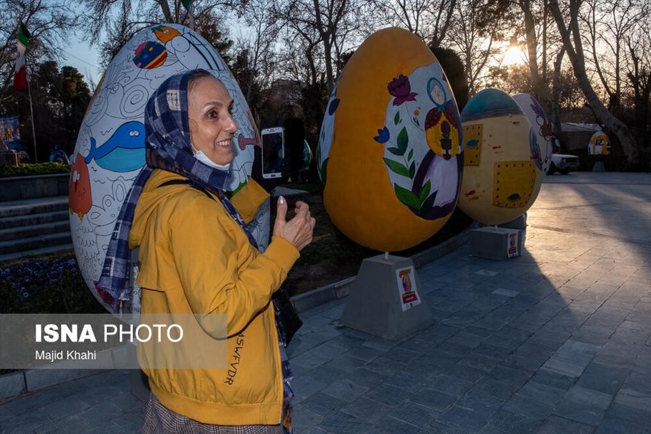 جشنواره تخم مرغ رنگی و تابلو نقاشی