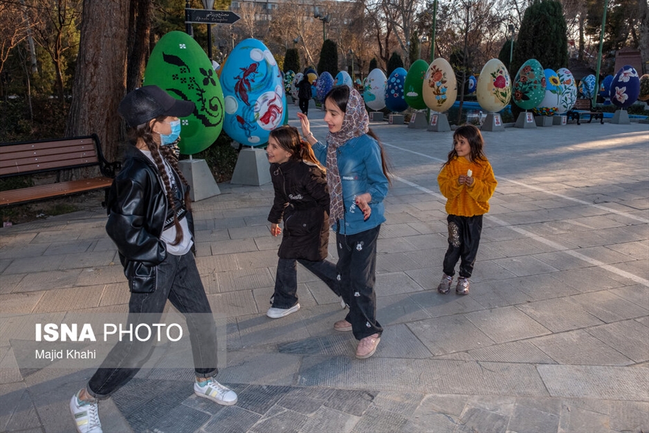 جشنواره تخم مرغ رنگی و تابلو نقاشی
