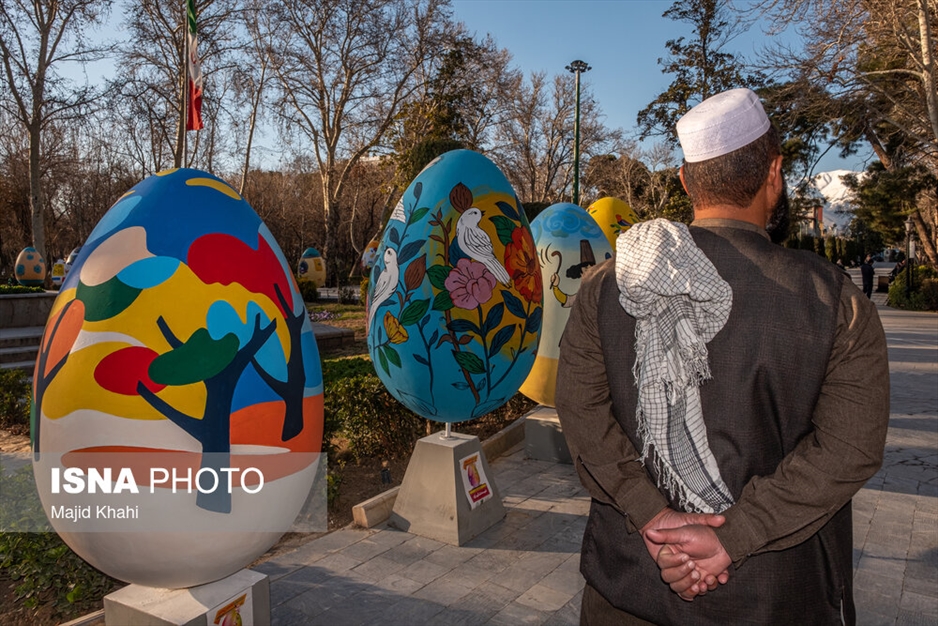 جشنواره تخم مرغ رنگی و تابلو نقاشی