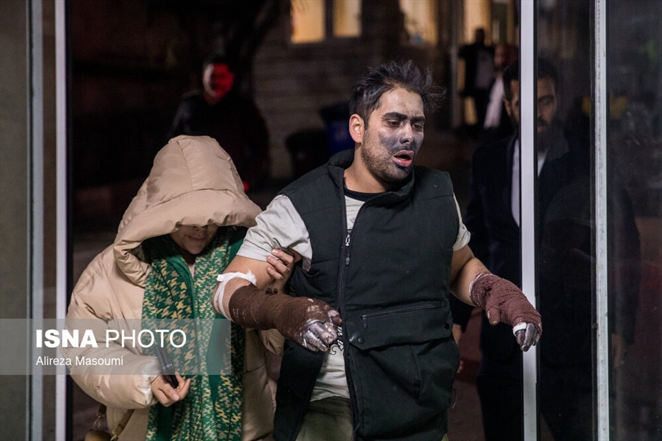 مصدومان چهارشنبه‌سوری - تهران