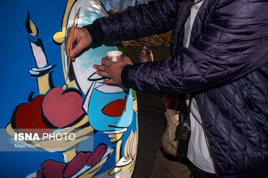 جشنواره تخم مرغ رنگی و تابلو نقاشی