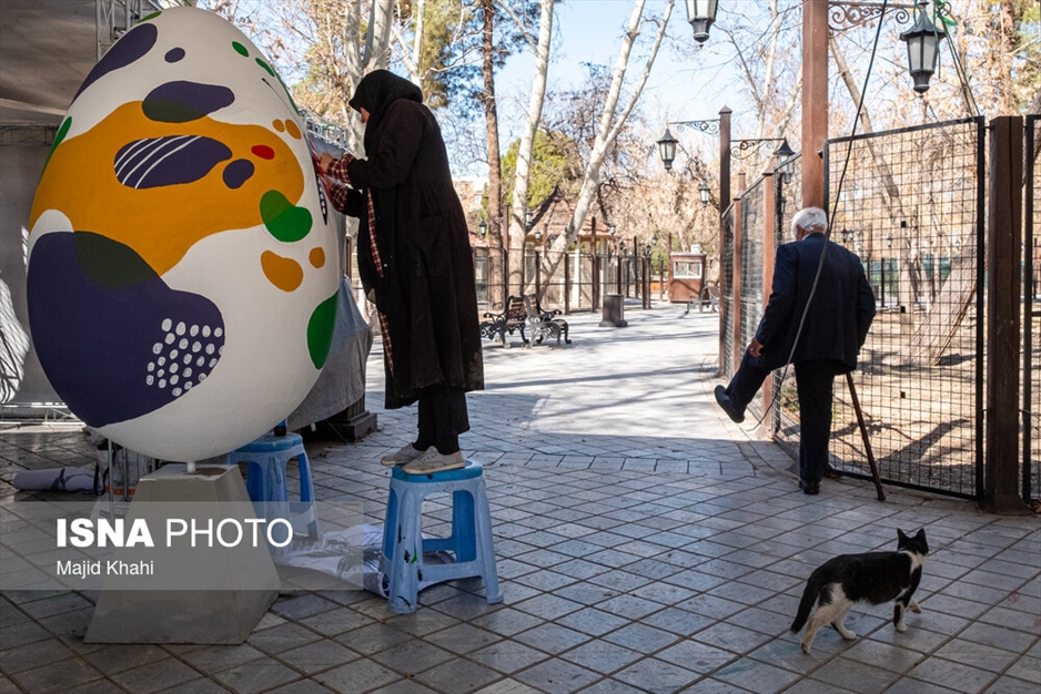 جشنواره تخم مرغ رنگی و تابلو نقاشی