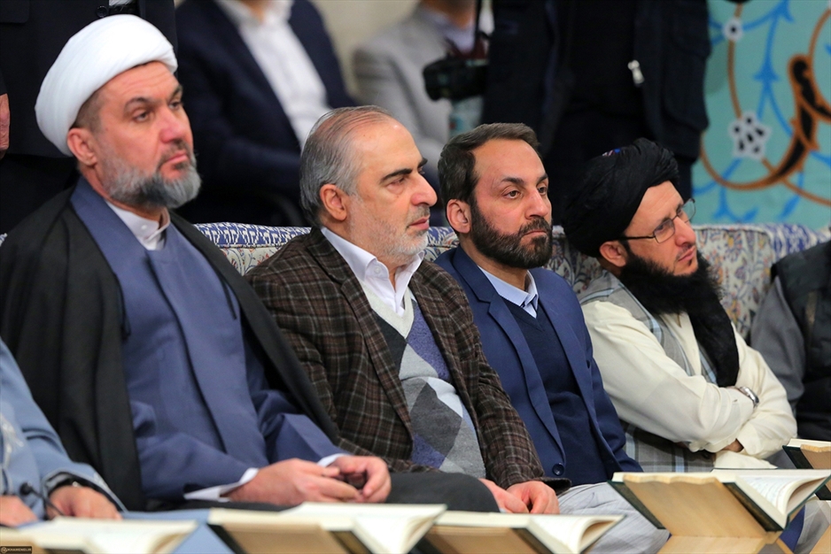 دیدار شرکت‌کنندگان در مسابقات بین‌المللی قرآن با رهبر انقلاب