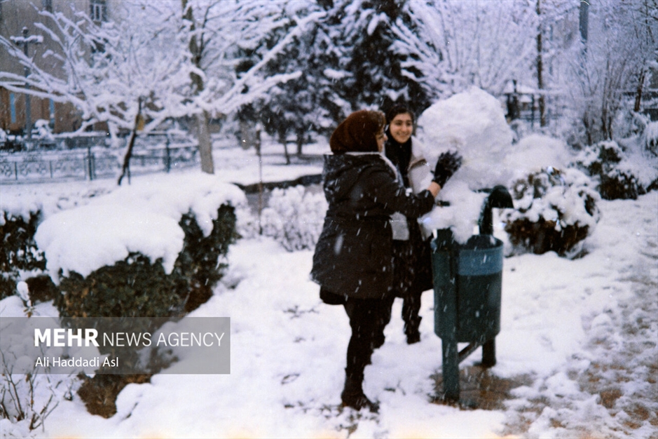 خاطرات شیرین روزهای برفی