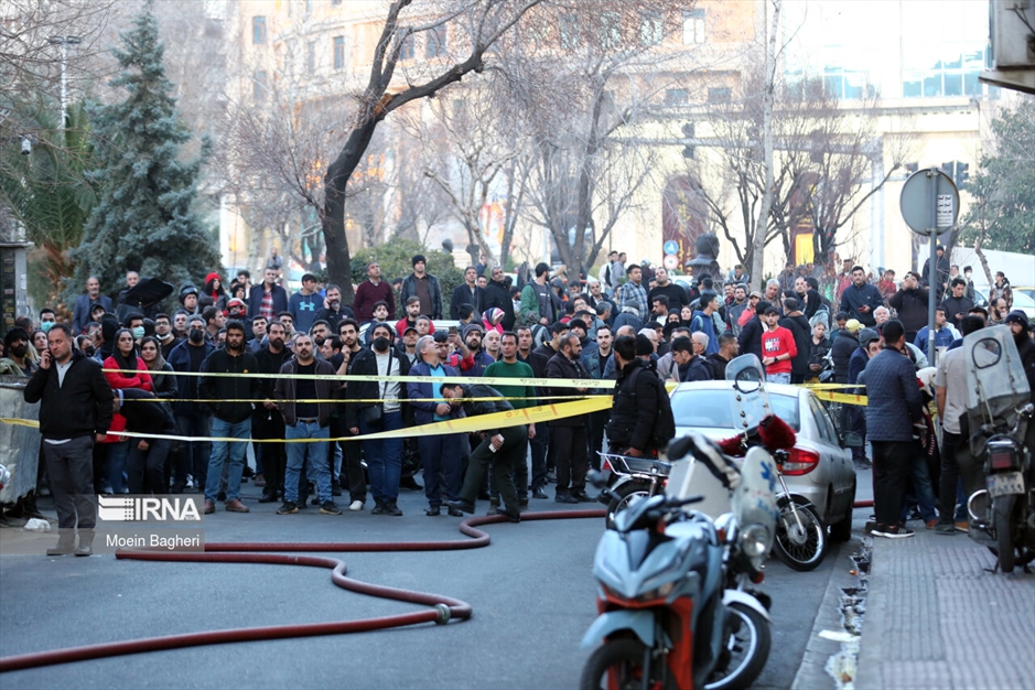 آتش سوزی در خیابان کریمخان