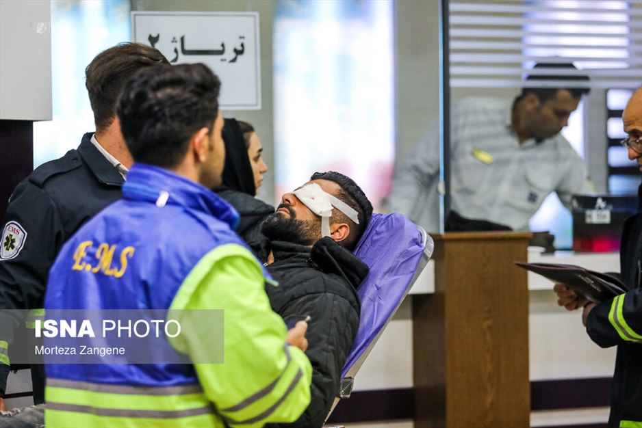 مصدومان چهارشنبه‌سوری - تهران