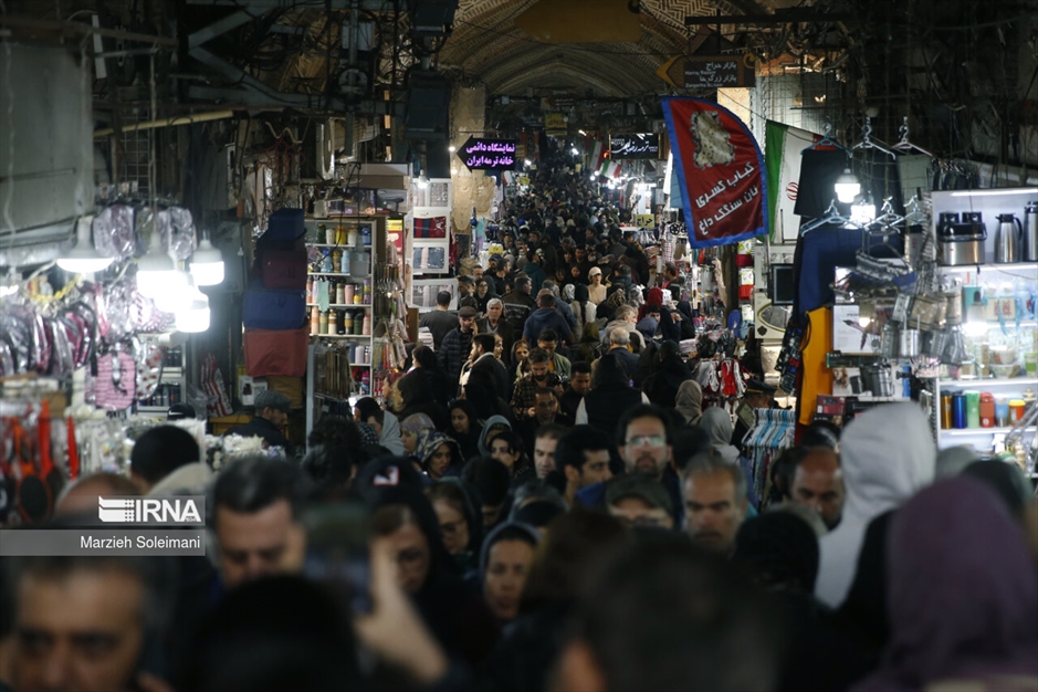 بازار تهران در آستانه سال نو