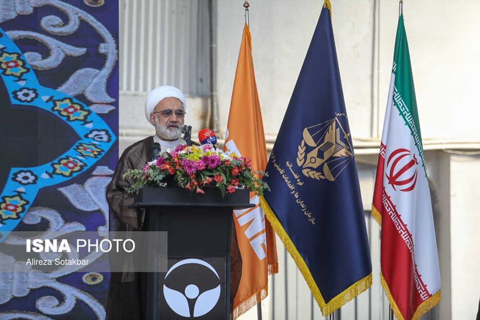 مراسم افتتاح کارخانه دوچرخه سازی زندانیان قزلحصار